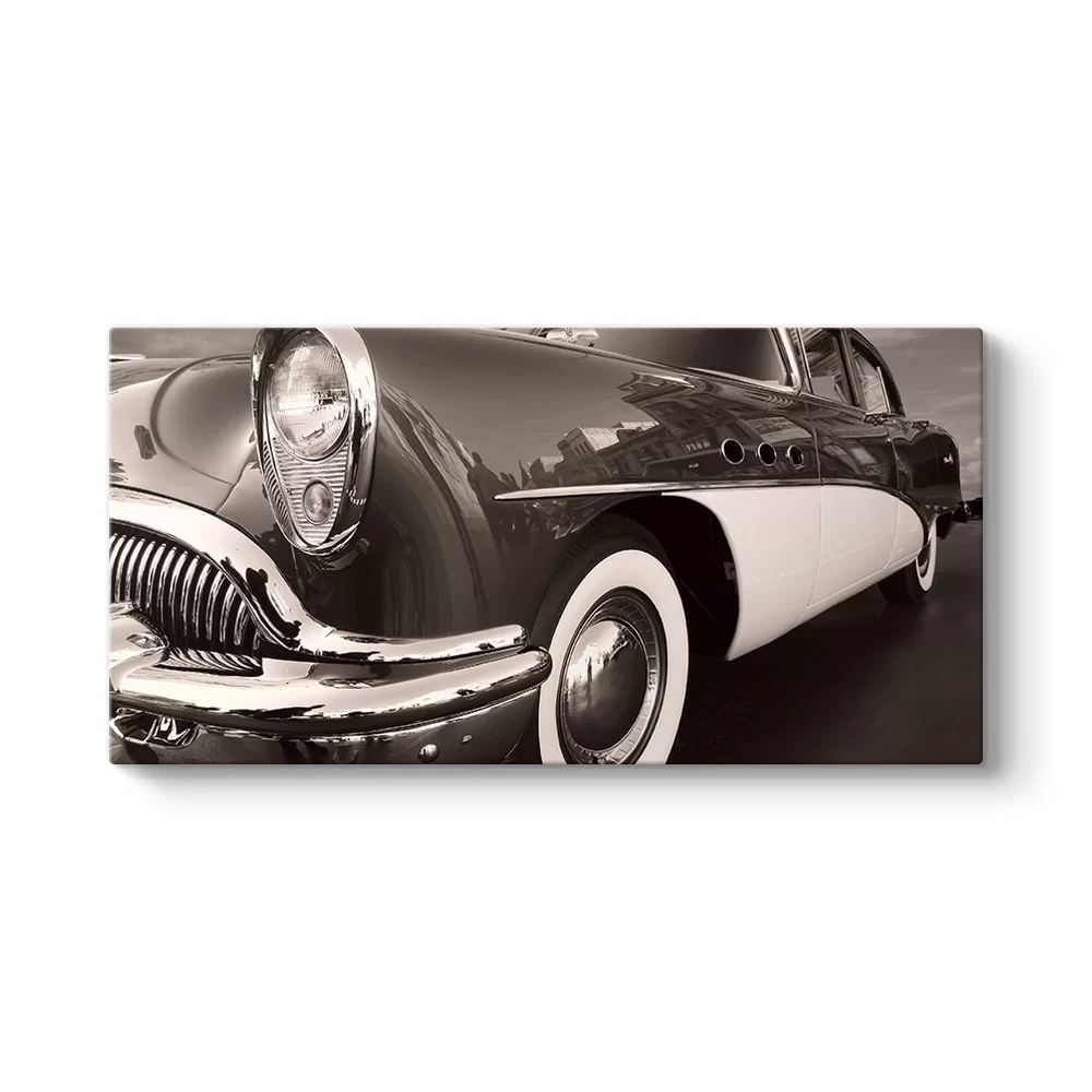 Retro Klasik Araba Tablosu - Model 5